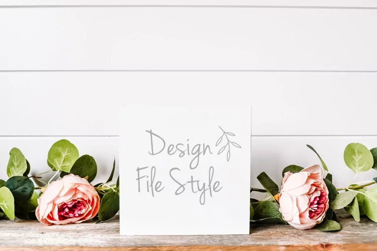 Wood Sign Mockup| Stock Photo| Flat Lay | Blank Wood Sign