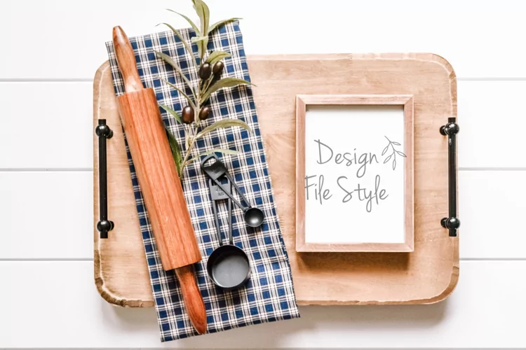Wood Sign Mockup| Stock Photo| Flat Lay | Digital Mockup