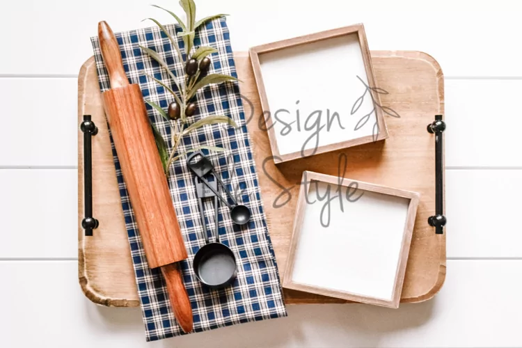 Wood Sign Mockup| Stock Photo| Flat Lay | Digital Mockup