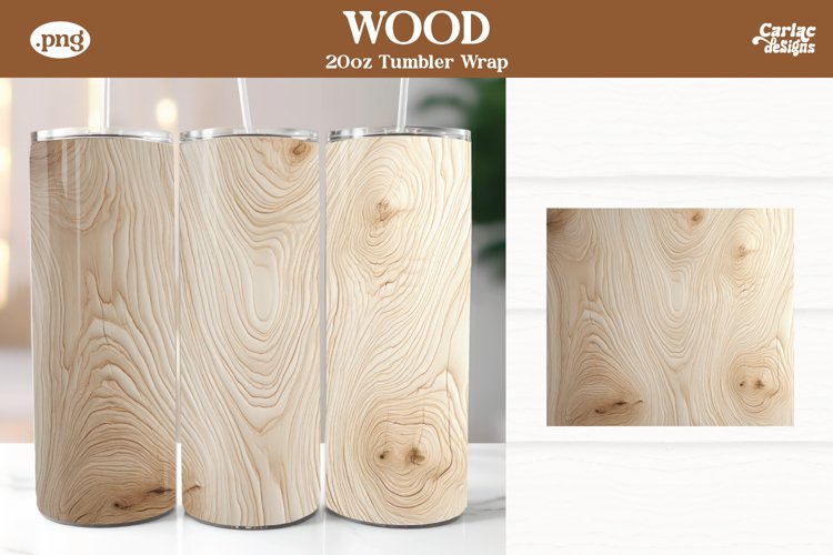 Wood Tumbler Wrap | Tumbler Sublimation Wrap
