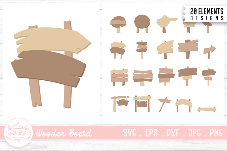  Wooden Clipart
