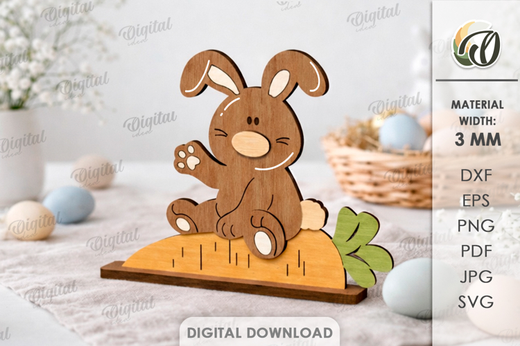 Cute Bunny Svg Image 9