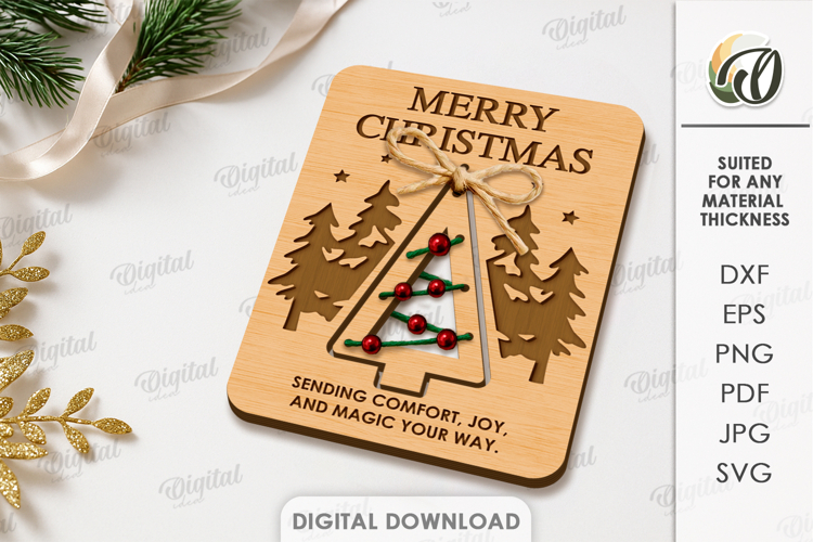 Merry Christmas Tree Svg Image 10