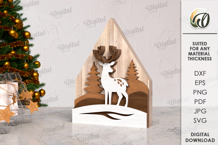 Reindeer Clipart Image 21