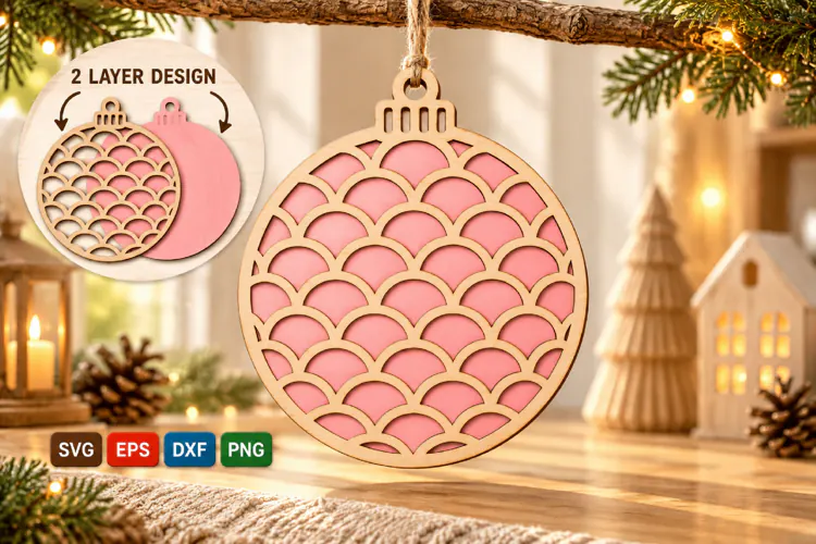 Wooden Christmas Ornament