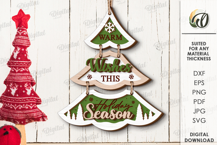 3D Christmas SVG Image 23