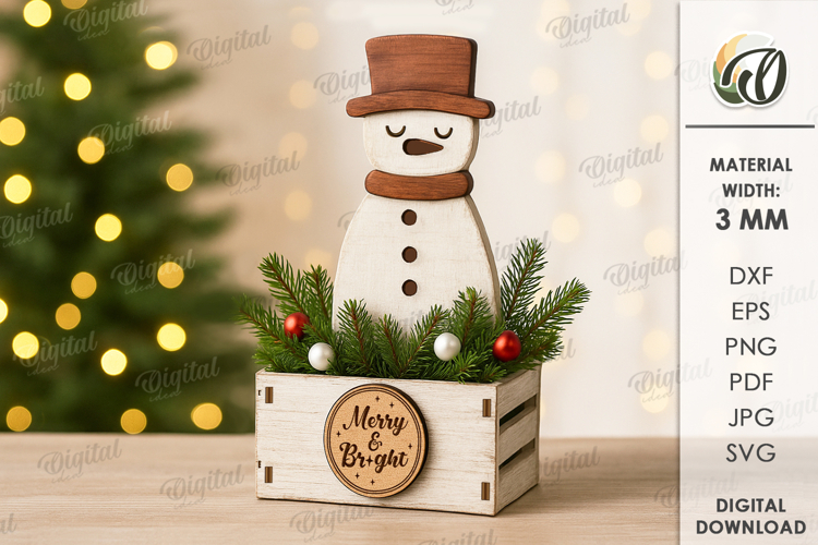 3D Christmas SVG Image 6