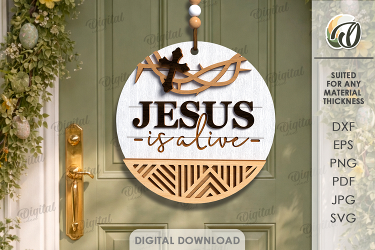 Easter Cross Svg Image 24