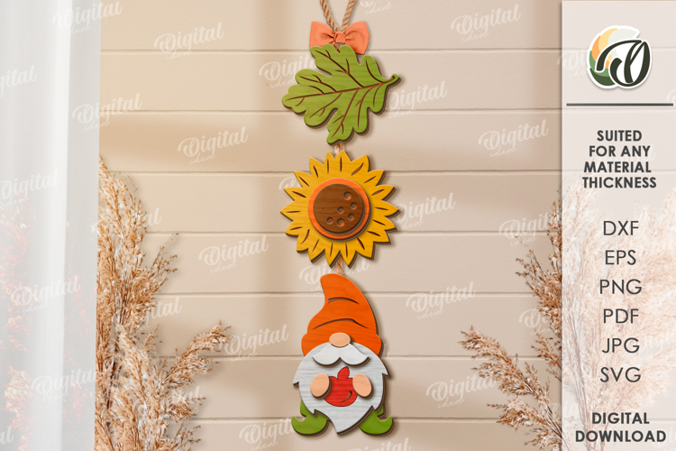 Wooden Fall Wall Decor Lasercut. Fall Wall Decor SVG