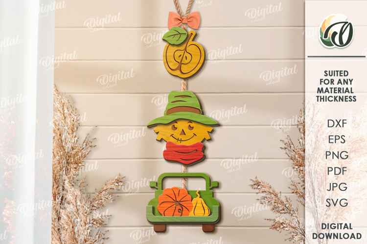 Wooden Fall Wall Decor Lasercut. Fall Wall Decor SVG