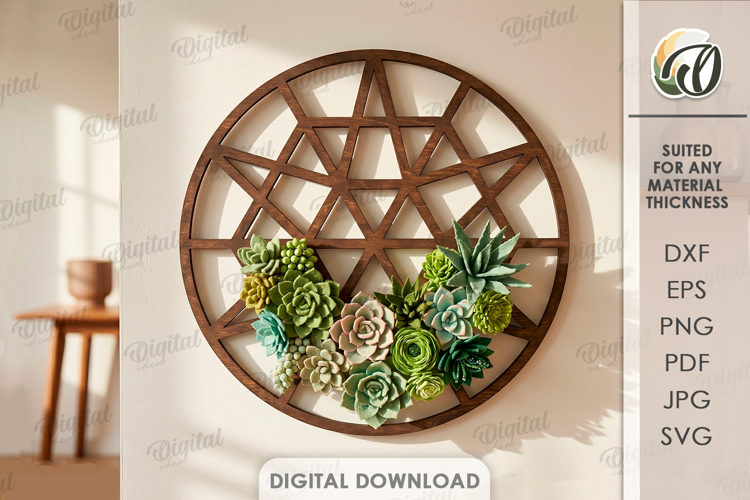 Felt Wreath Base Laser Cut. Wreath Frame. Wall Decor SVG
