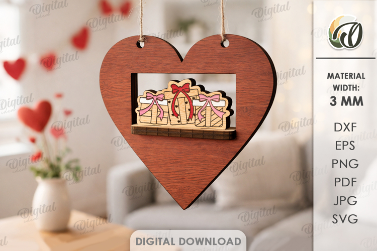 3d Heart Svg Image 7