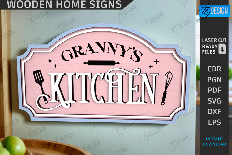 Wooden Home Signs Laser Cut |Home Wall Decor| Family Design
