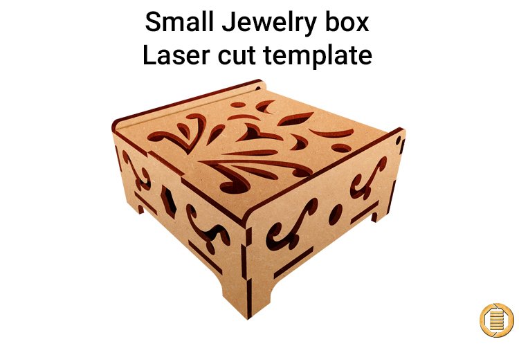 Wooden jewelry gift box template laser cut projects svg diy