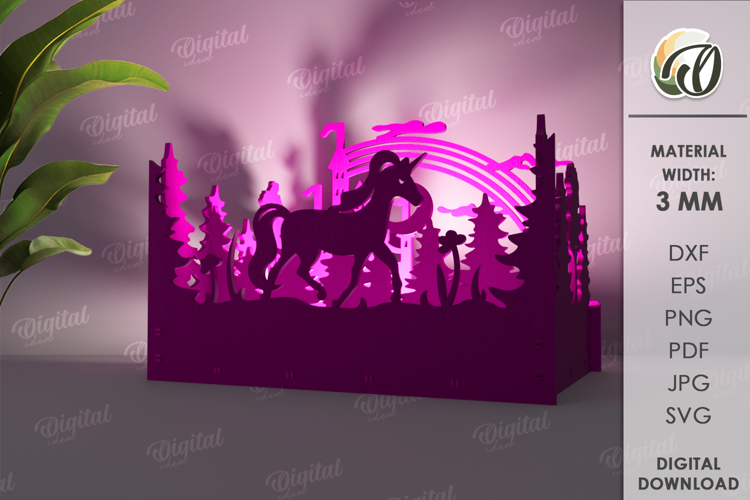 Wooden Kids Lamp Laser Cut. Kids Nightlight SVG