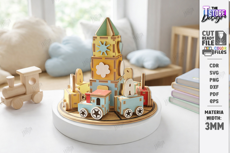 Music Box Laser Cut | Kids Laser | Nursery Decor | Kids Room