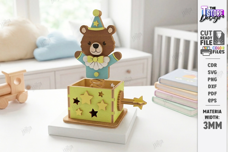 Music Box Laser Cut | Kids Laser | Nursery Decor | Kids Room