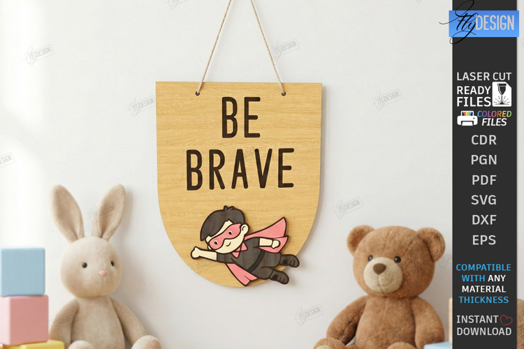 Nursery Wall Decor Laser Cut | Kids Room Sign | Wood Banner