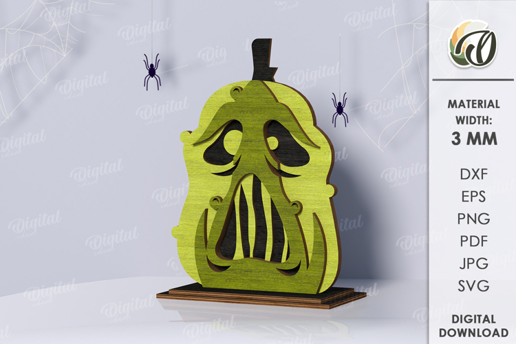  Scary Pumpkin Face SVGs Image 8