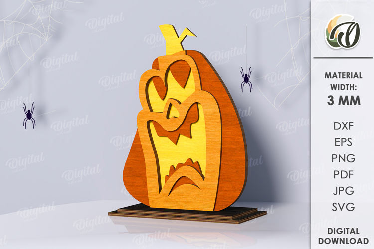  Scary Pumpkin Face SVGs Image 4