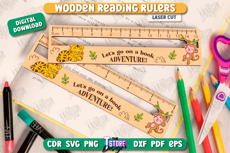 Reading Rulers Laser Cut | Easier Reading | School Supplies