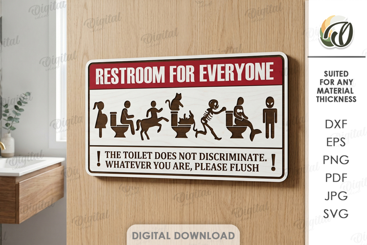 Bathroom Sign Funny Image 12