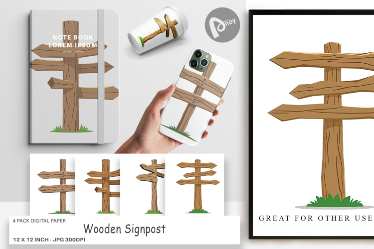 Wooden Sign Clipart Image 21