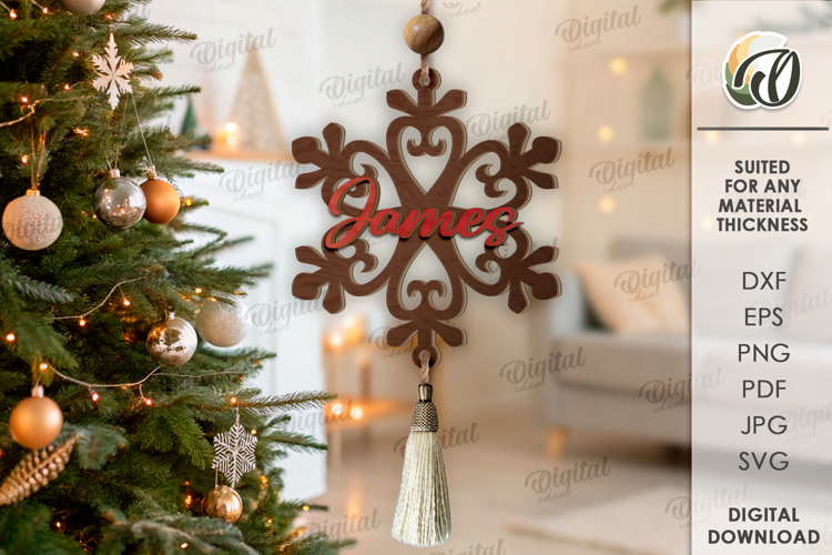 3D Christmas SVG Image 3