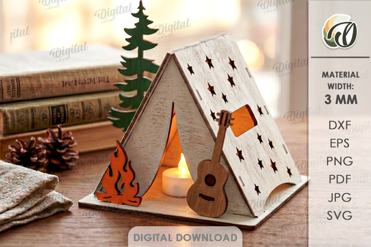 Tent Svg Image 18