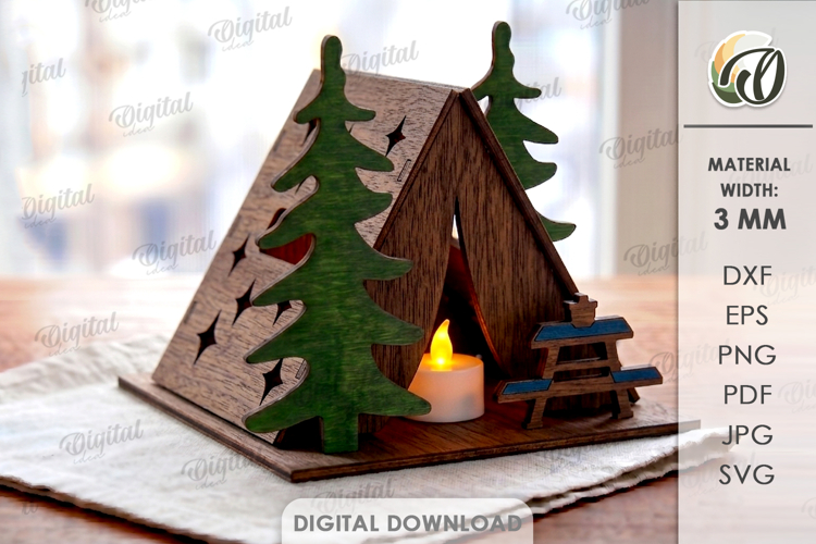 Tent Svg Image 14
