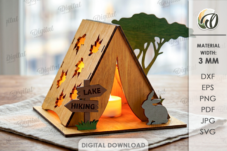 Tent Svg Image 13