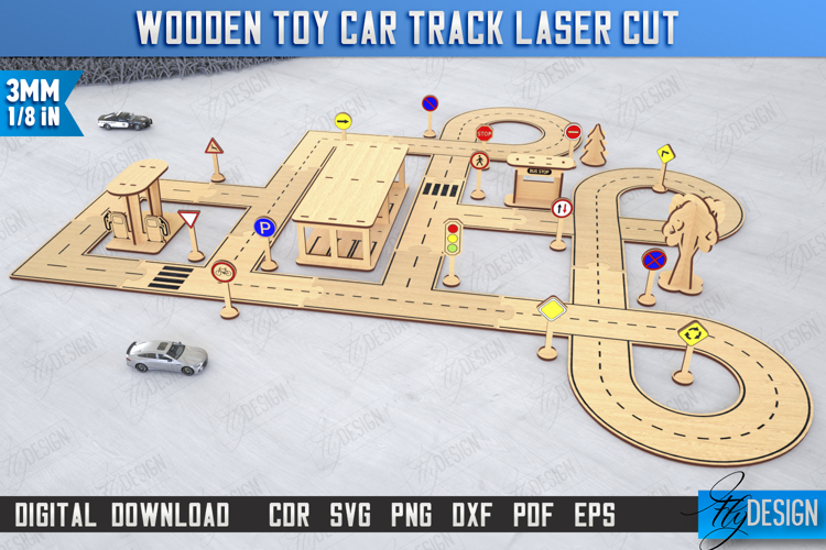 Racing Track Clipart Image 20