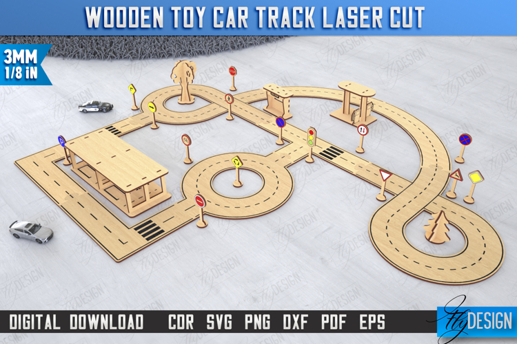 Racing Track Clipart Image 21