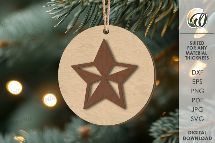 Christmas Star Clipart Image 3