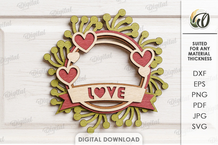 3d Heart Svg Image 10