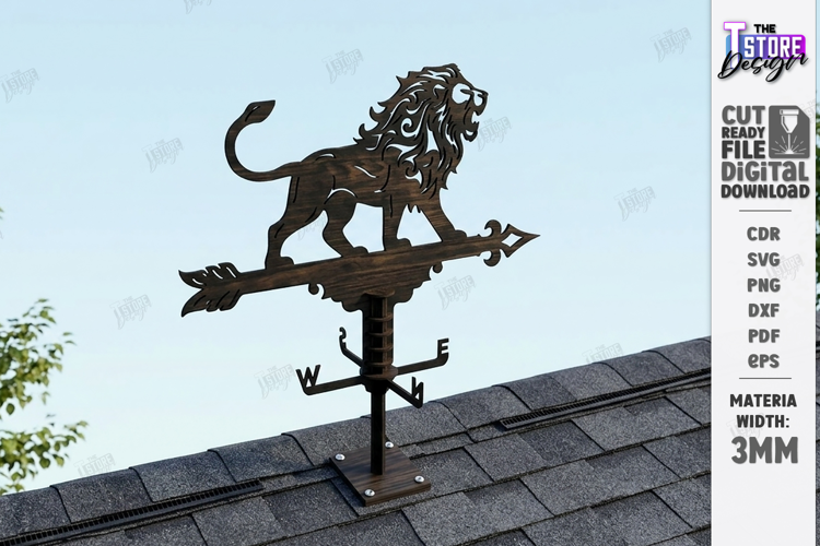Wooden Weather Vane Laser Cut | Wind Vane | Home Decor | CNC