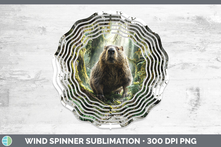 GorgeousWoodland 3D Hole Wind Spinner design.