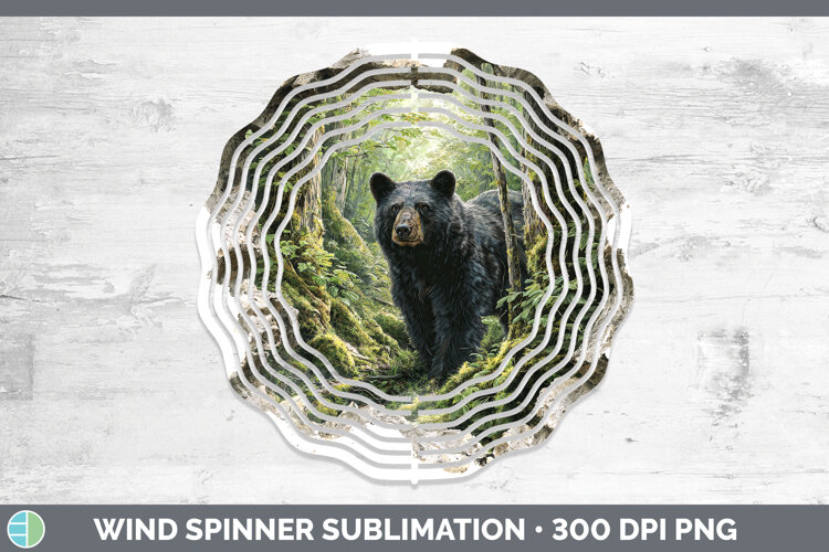 GorgeousWoodland 3D Hole Wind Spinner design.