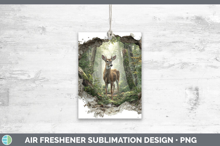 GorgeousWoodland 3D Hole Air Freshener design.