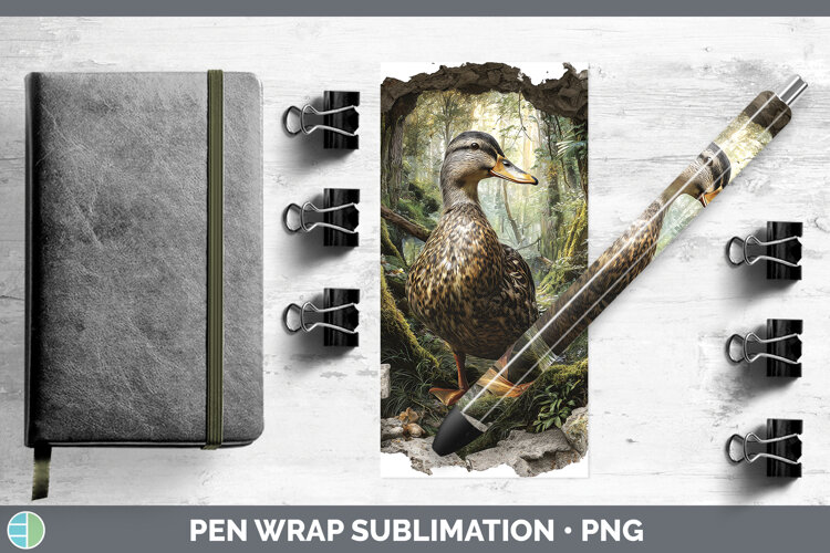 GorgeousWoodland 3D Hole Pen Wrap design.