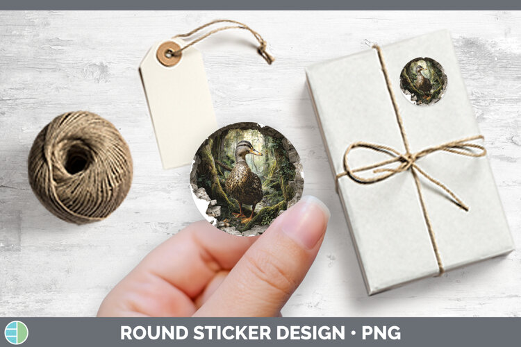 GorgeousWoodland 3D Hole Stickers design.