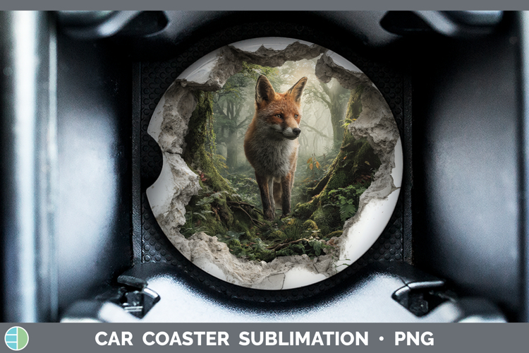 Car Coaster Sublimation Designs Image 4