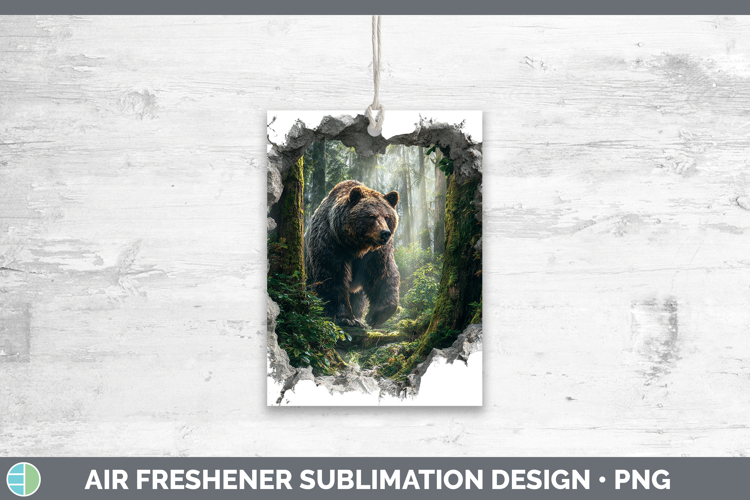GorgeousWoodland 3D Hole Air Freshener design.