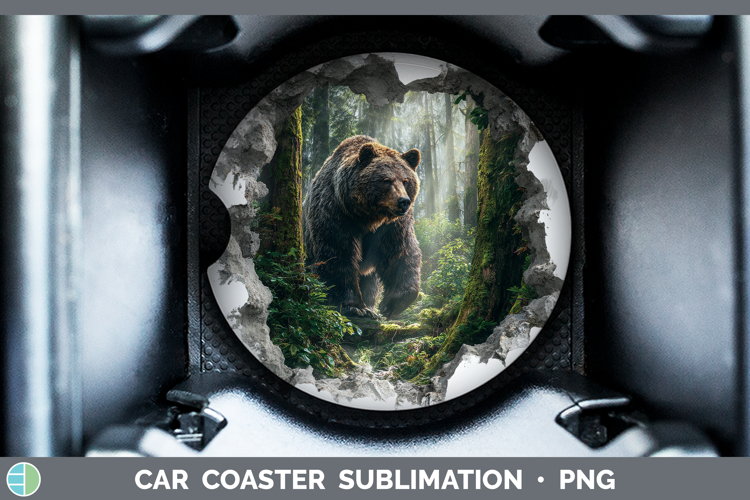 Car Coaster Sublimation Designs Image 22
