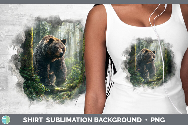 GorgeousWoodland 3D Hole Shirt design.