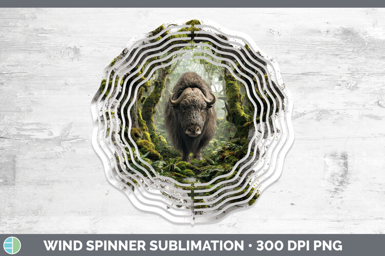 GorgeousWoodland 3D Hole Wind Spinner design.