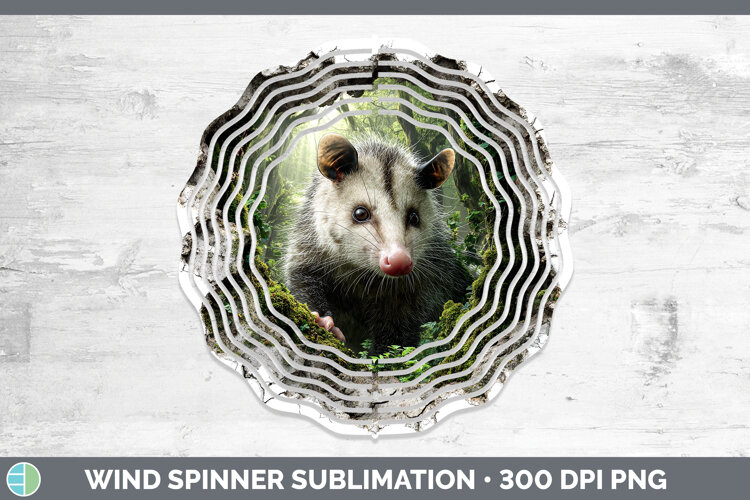 GorgeousWoodland 3D Hole Wind Spinner design.