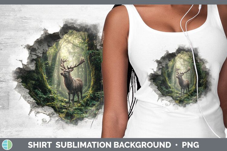 GorgeousWoodland 3D Hole Shirt design.