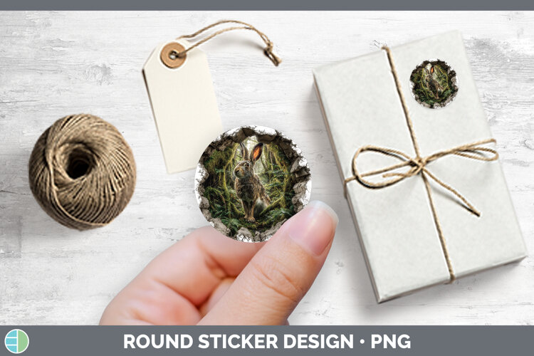 GorgeousWoodland 3D Hole Stickers design.