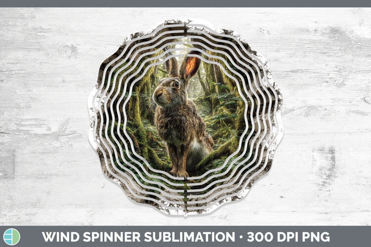 GorgeousWoodland 3D Hole Wind Spinner design.
